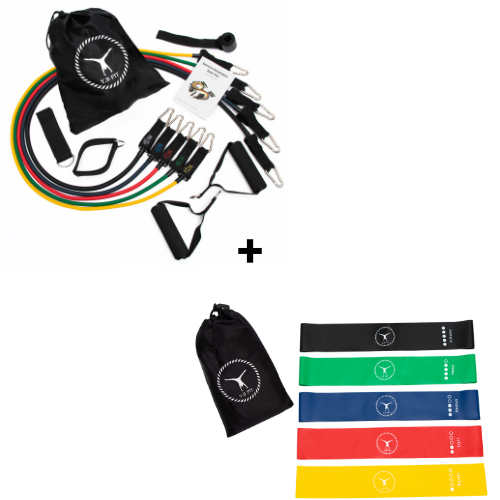Y.B FIT Ultimate Resistance Band Pack  Exclusive Access to Exercise Videos